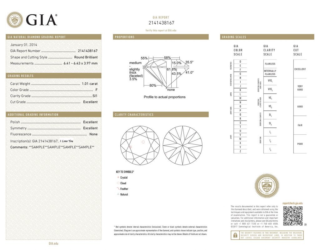 GIA Diamond-Grading-certification-Report-gia certification