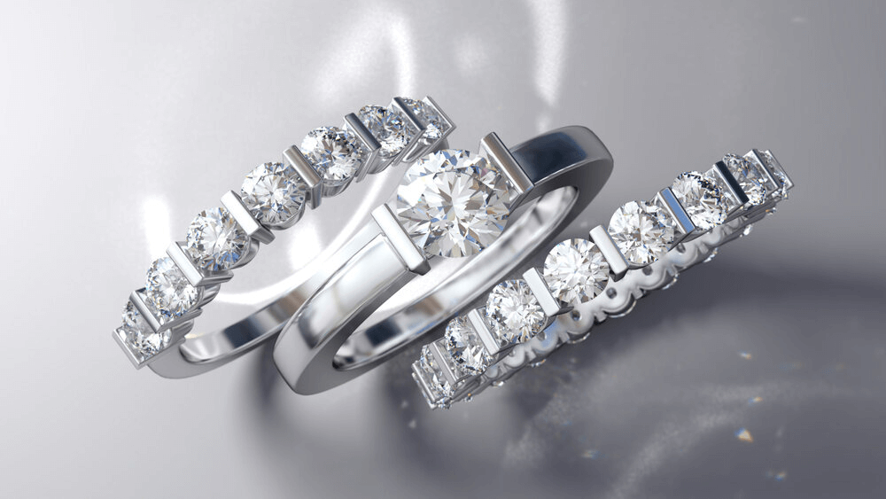 Unlock Dazzling Bar Setting Engagement Rings