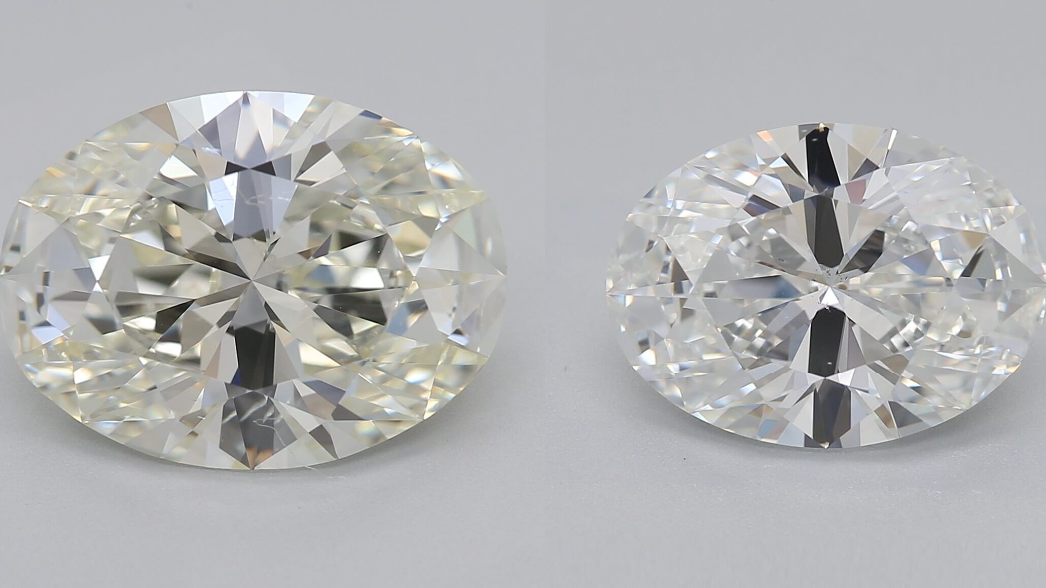 K color diamond VS. f color diamond - 