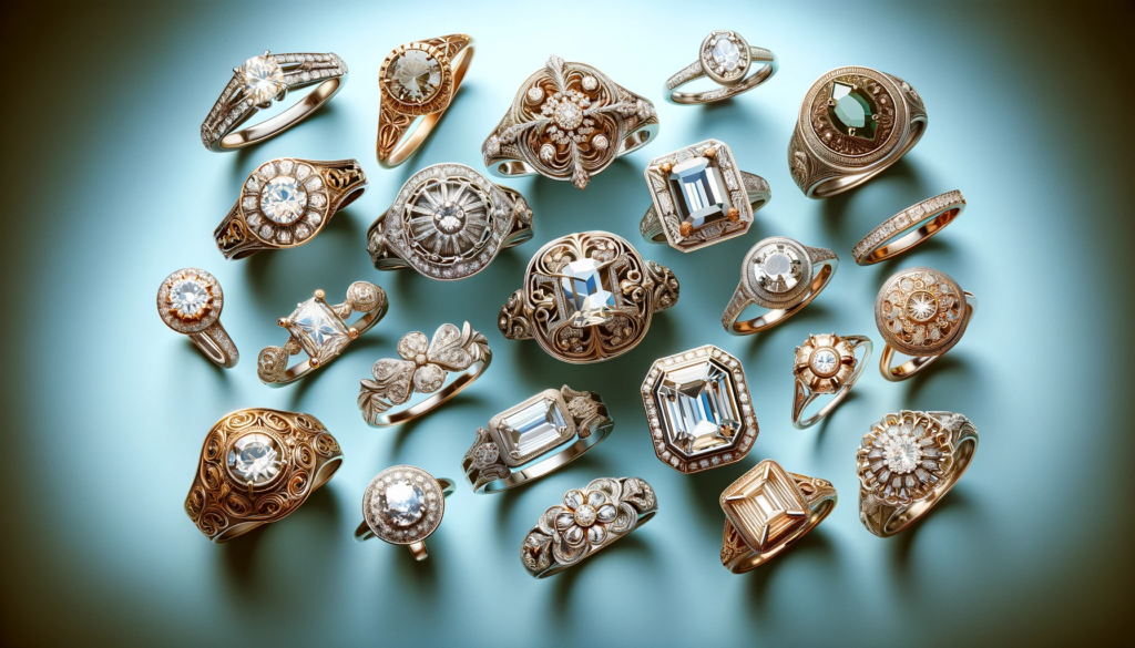 Old Fashioned Engagement Rings, Antique Engagement Rings and Vintage Ring Settings