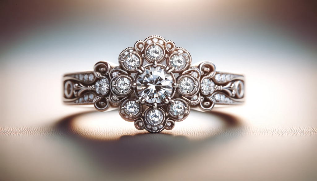 Diamond Cluster Ring