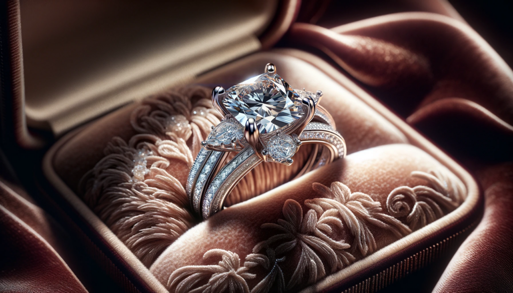 a dazzling split shank engagement ring setting