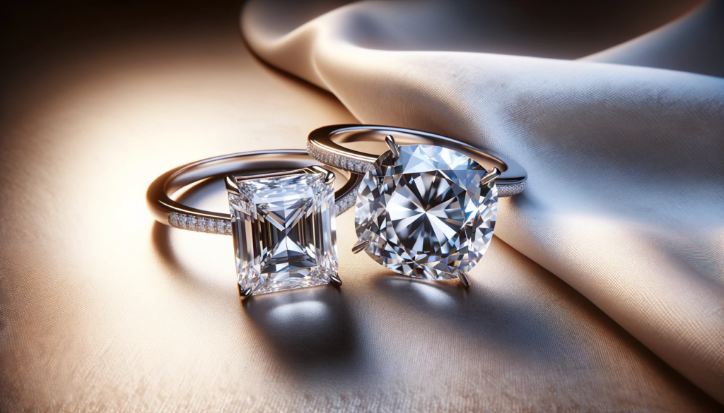 Radiant engagement ring vs Cushion Cut engagement ring