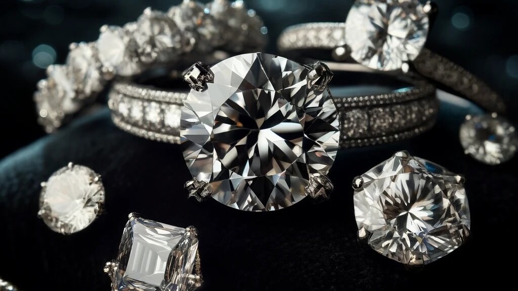 Simulated and Real Diamonds: A Guide to Decoding Brilliance - Moissanite vs Diamond vs Cubic Zirconia