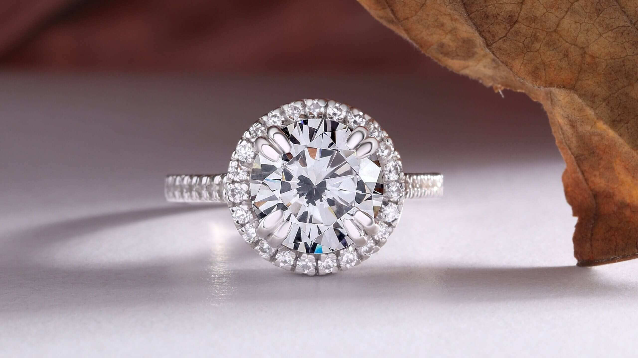 3 carat round cut diamond halo pave engaement ring - How Much Does a 3 Carat Diamond Ring Cost