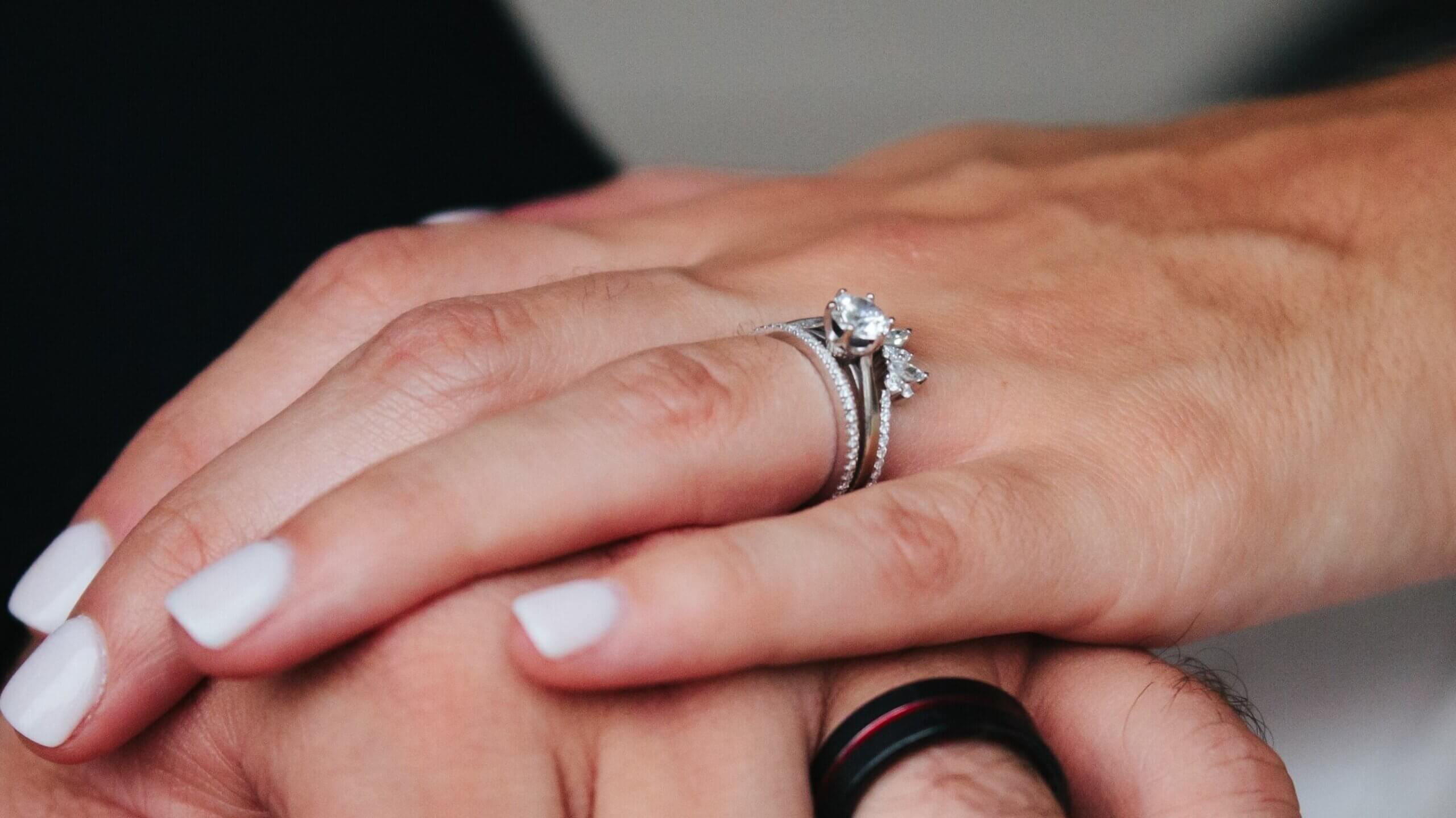 round engagement ring - The Cathedral Setting